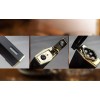 Quad Flame Cigar Torch Lighter with Cigar Punch Cutter Matte