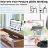 realexist Adjustable Computer Stand，Laptop Stand with 360 Rotating Base, Ergonomic
