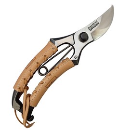 Mikikajiya Village TS057 Leather Grip Cover for Pruning Natural