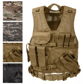 Rothco Cross Draw Tactical Vest - Coyote