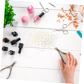 Healeved 24sheets Sun Moon Art Decal Stickers for Women of Manicure Nail Stickers Easy to Apply Design