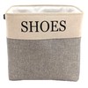 Shoe Storage Bin and Organizer for Hallway, Entryway or Mudroom.