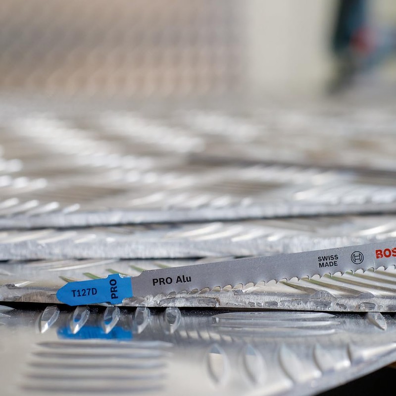 Bosch 2 x Pro Aluminium T127D Jigsaw Blades (for Aluminium,