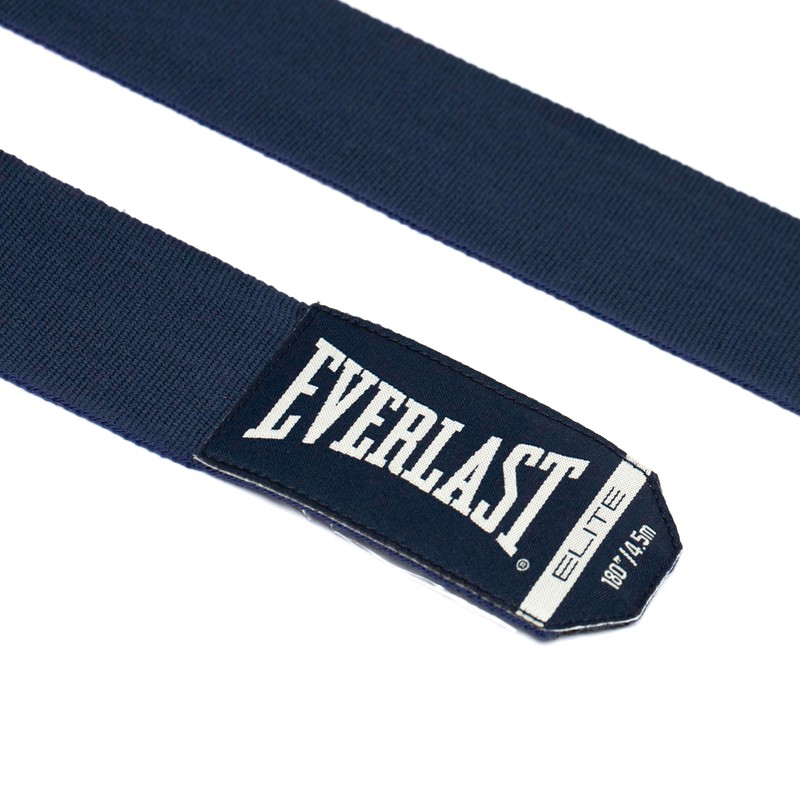 Everlast Elite 180” Hand Wraps – Breathable Nylon-Polyester, Hook &