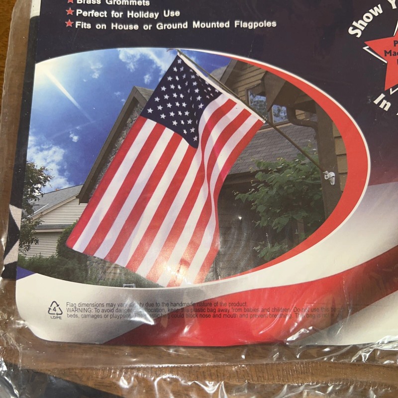 Olympus American Flag 3ft x 5ft Durable Outdoor Poly Cotton