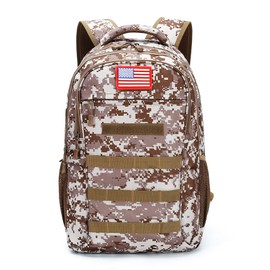 Houart Camo Backpack for Men,Military School Backpack with USB Port for Teen Boys,Camoflauge Bookbag for Travel Outdoor