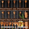 Wooden Spoons for Cooking,Wooden Utensil Set,Wooden Cooking Utensils,10-Piece Wooden Kitchen