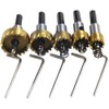 5pcs Hole Saw Set Hole Cutter 16/18.5/20/25/30mm HSS Metal Core