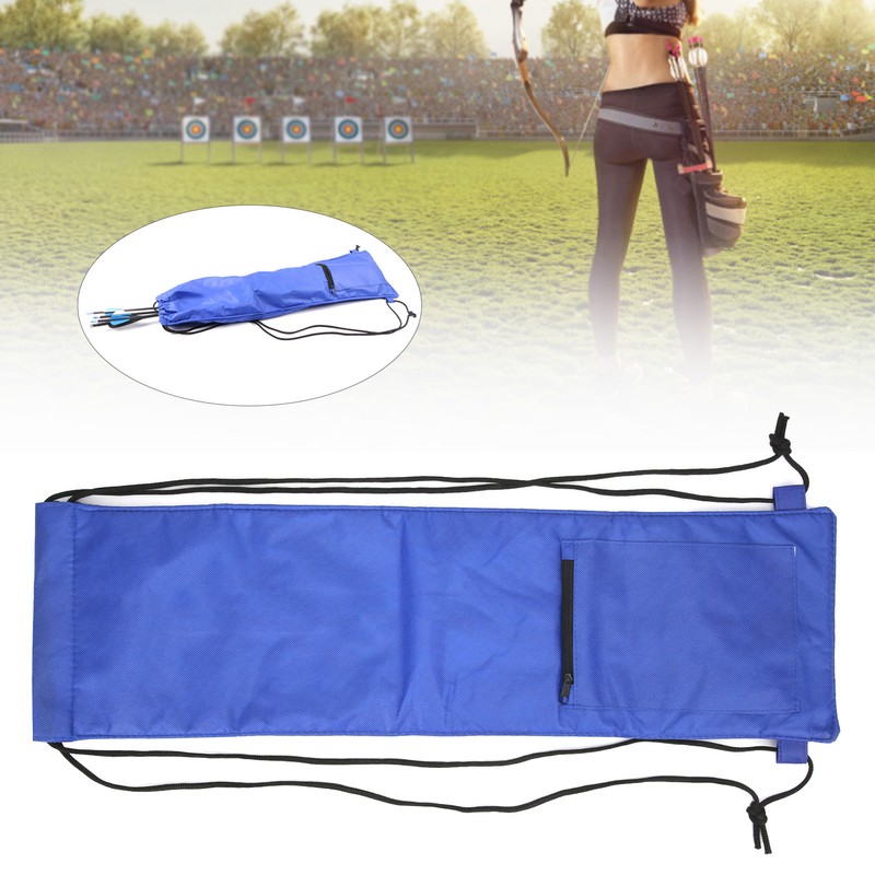 Foldable Bow Arrows Holder Bag Hunting Training Shoulder Recurve/Straight Bow