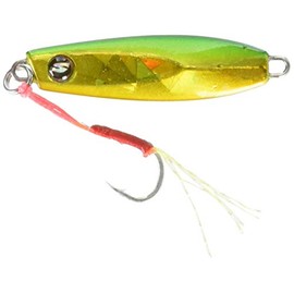 Abu Garcia SSMJF3-GRG Metal Jig, Micro Jig Flat, 0.1 oz (3 g), Green Gold