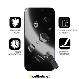 cellhelmet Liquid Glass 500 for Tablets | w/ $500 Screen Repair Guarantee | Universal for All Tablets | Scratch and Shatter Resistant Nano Protection | Seen on Shark Tank