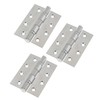 Stainless Door Hinges 4" - 102x76x3mm with Square Corners 1.5