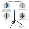 Flashpoint Pro Air-Cushioned Heavy-Duty Light Stand (Blue, 7.2')