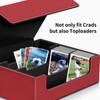 1800+ Trading Card Storage Box, Magnetic Closure Toploaders Storage Box
