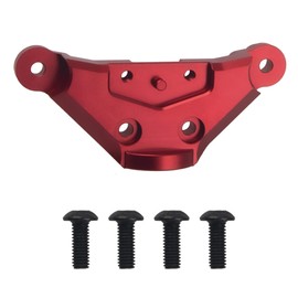 ShareGoo Aluminum Front Case Mounts Cover #BS213-013 Compatible with Redcat Blackout XTE XBE SC Pro 1/10 RC Monster Truck Upgrade Parts (Red)