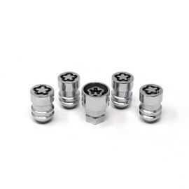White Knight 40410 Chrome 1/2" - 20 Acorn Wheel Lock Set 4 Pack