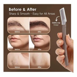 Herramienta Dermaplaning Biodegradable 12 Uds Cara Y Cejas