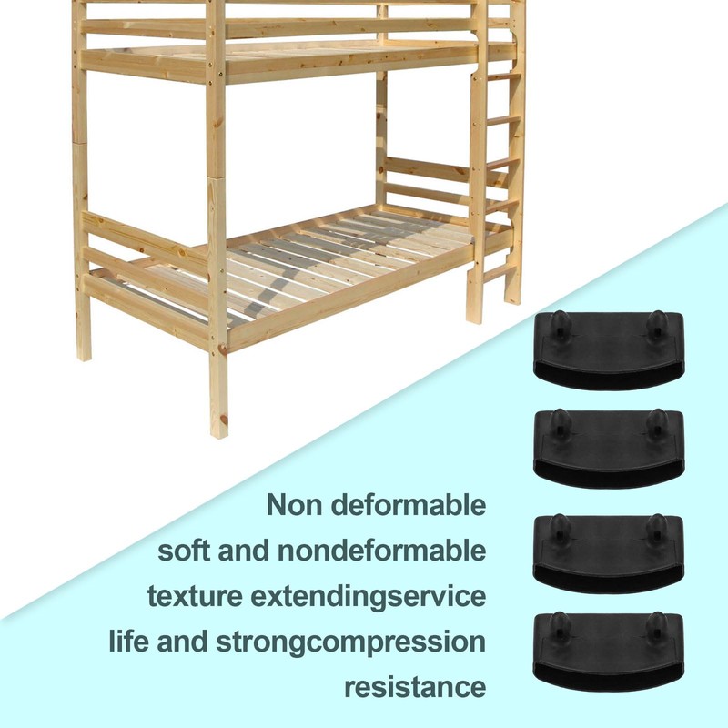 iwiio 12Pcs Bed Slat Holders, Bed Slat Caps, Side and