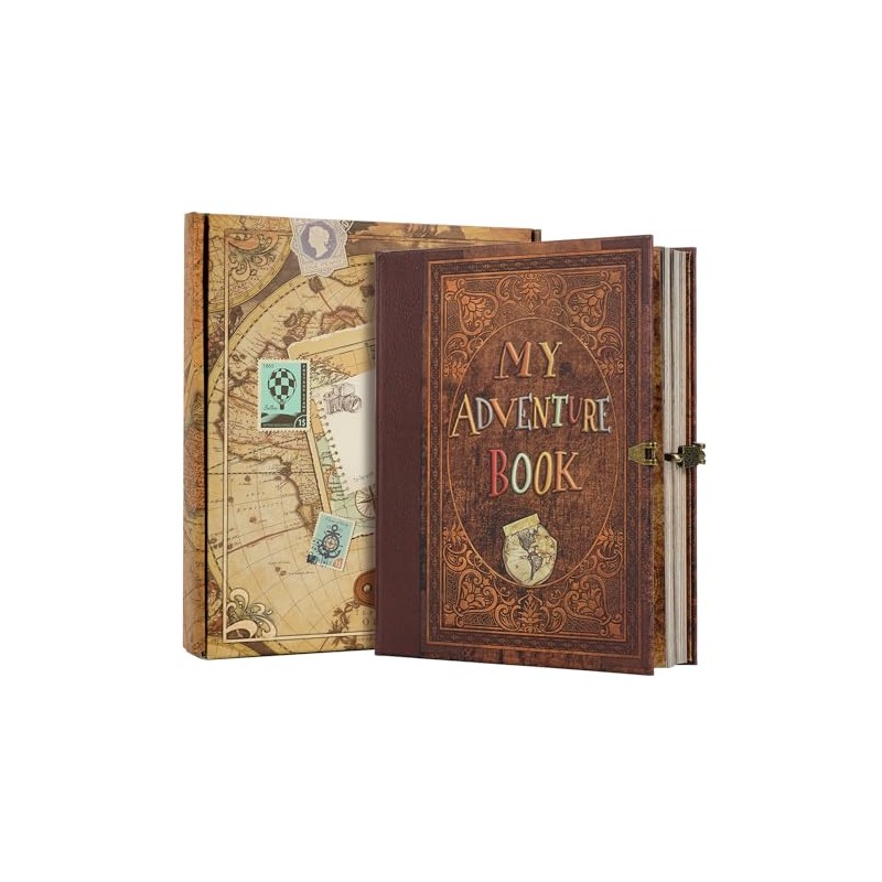 Adventure book has 9.4 * 8.3 Inch