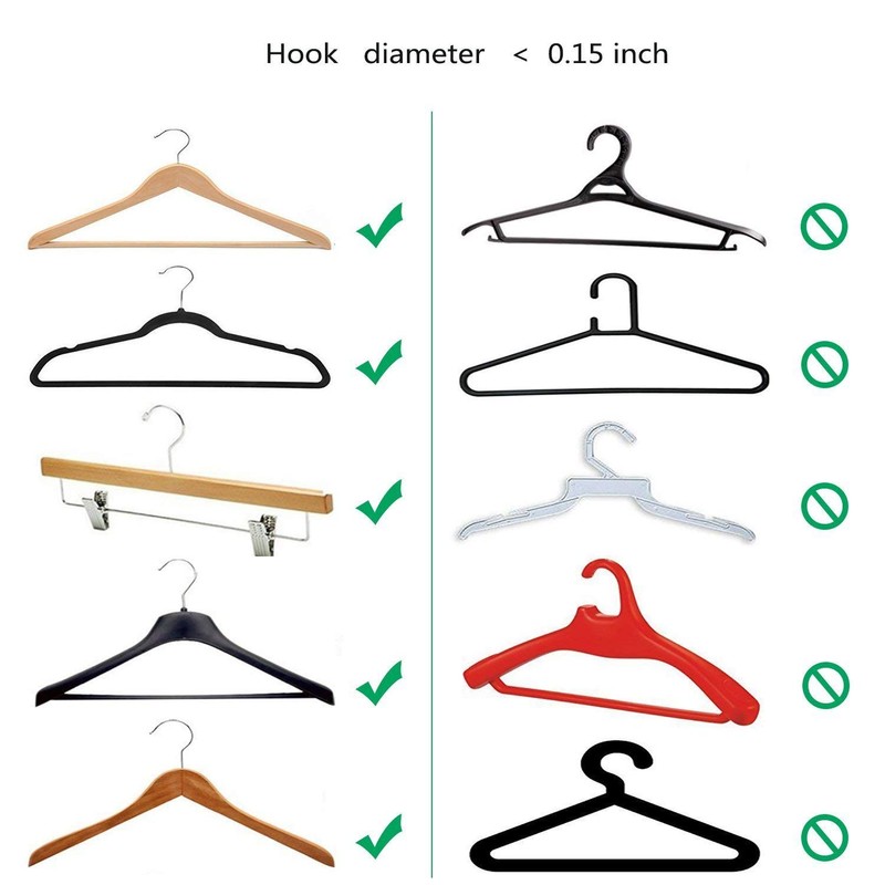 Apore Pack of 450 Size Markers, Plastic Hangers, Size Rings,
