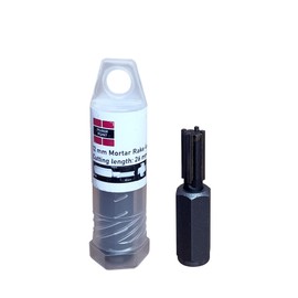 MurerPoint 4 Cutter Masonry Chisel Mortar Rake - 12mm | TCT Chisel Mortar Masonry Joint Raking Router with 26mm Cutting Depth | Repointing Raker Tool, Fast Removal of Old Mortar & Brickwork Pointing