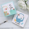 Bow Bunny Basket Metal Die Cuts,Flower Leaf Rabbit Leaf Basket
