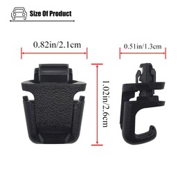 LXROAR01 4PCS Rear Door Curtain Hooks Compatible with Hyundai Palisade 2020 2021 2022 2023 Year, Sun Shade Curtain Clips for 83917S8000CA 83917S8000
