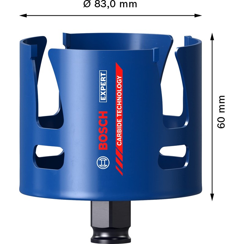 Bosch Professional 1 x Expert Construction Material hole saw (for