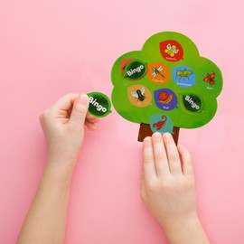 Kids Garden Bugs Bingo Fun Puzzle Card Game Learning Counting Early Development Memory Educational Animal Facts