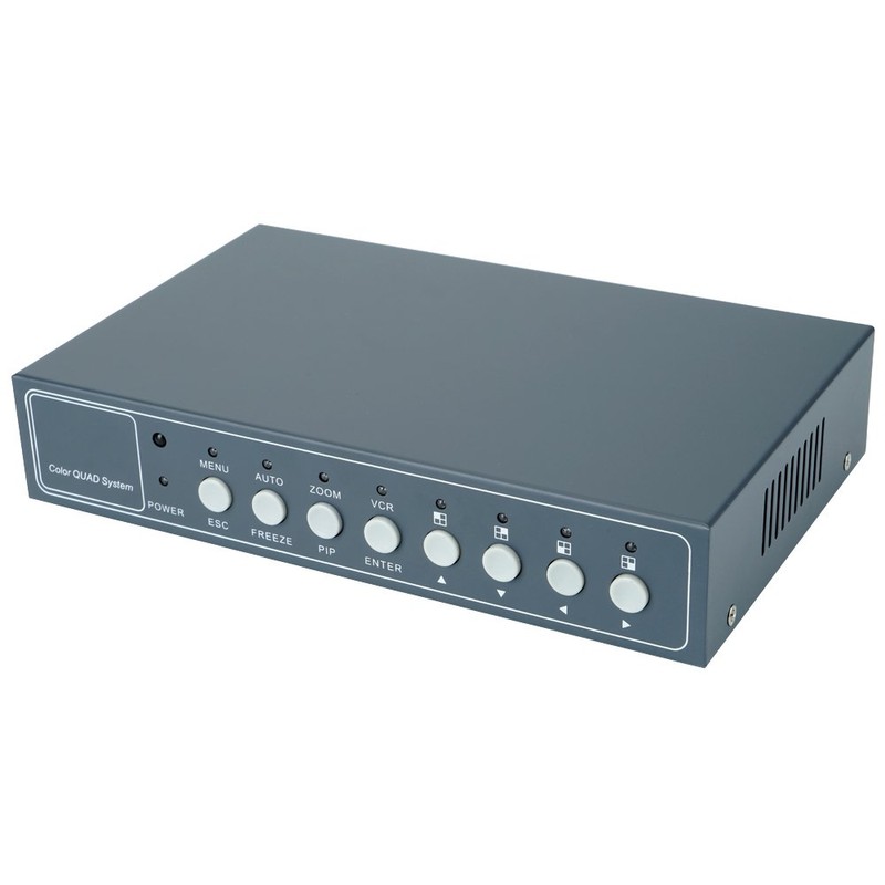 TOUGHSTY 8Ch CCTV Color Quad Processor Non-Realtime Video Multiplexer Screen