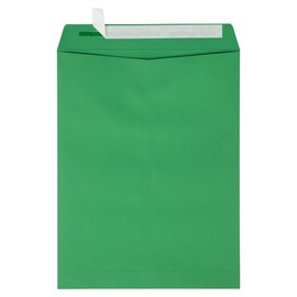 LUXPaper 9 x 12 Open End Envelopes | Peel & Press | Holiday Green | 80lb. Text | 500 Qty