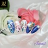 Yeosu night sea handmade nail tips - Short Oval /