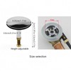 43 mm Bath Plug, Universal Bath Plug with Adjustable Screw,