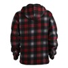 Yasumond Mens Warm Fleece Jackets Zip Up Plaid Flannel Sweatshirt