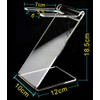 esowemsn 1PC Clear Acrylic Hair Dryer Holder Hair Dryer Display
