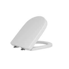 Quite-Close Round Toilet Seat For HOROW HWMT-8733S HWMT-8733/HT1000 (10'' Rough-in) HT100S Compact Toilet, Plastic