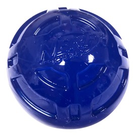 Nerf Dog Ultra Tough Rubber Ball Dog Toy, Lightweight, Durable and Water Resistant, 2.5 Inches, For Small/Medium/Large Breeds, Single Unit, Blue