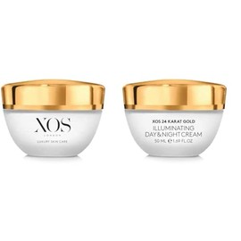 XOS London | 24 Karat Day & Night Cream with Prebiotics | Luxurious Anti-Aging Moisturizer | Firming