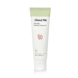 About Me Be Clean Relief Sun Essence EX 50ml - Sun Cream (AD) / 어바웃미 비 클린 릴리프 선 에센스 EX 50ml - 선크림 (AD)