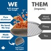 Norjac Pizza Pan with Holes, 10 Inch 2 Pack, Aluminum