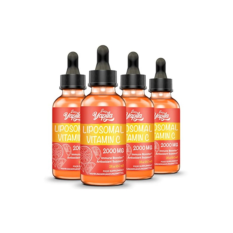 Liposomal Vitamin C 2000 mg Liquid Supplement with Ascorbic Acid,(4
