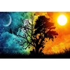 5D DIY Diamond Painting Kits Starry Sky Embroidery Rhinestone Cross
