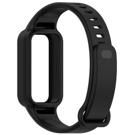 LOKEKE Compatible with Xiaomi Smart Band 9 Active Replacement Wrist Band - Replacement Silicone Wrist Watch Band Strap Compatible with Xiaomi Smart Band 9 Active(Silicone Black)