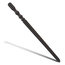 Leather Burnishing Tool, Leather Edge Burnisher, Ebony Wood Edge Slicker Professional Leatherworking Tools for Burnishing Polishing Sanding Leathercraft