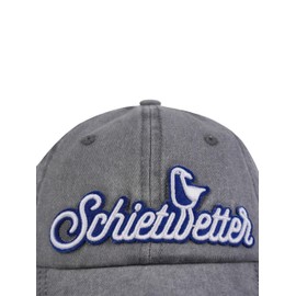 SCHIETWETTER Accessoire Michael Baseball Cap for Men and Women, Sun Protection, 100% Cotton, Washed Look, gray