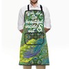 Peacock Apron With Pockets Peacock Gifts for Peacock Lovers You
