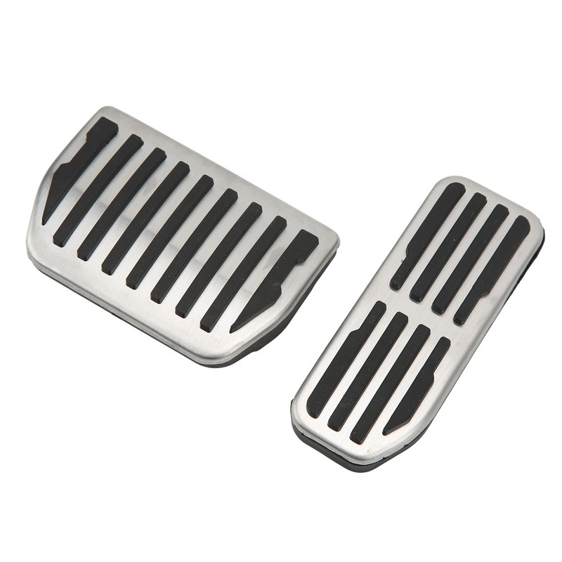 2pcs Car Accelerator Gas Brake Pedal Foot Rest Plate Cover