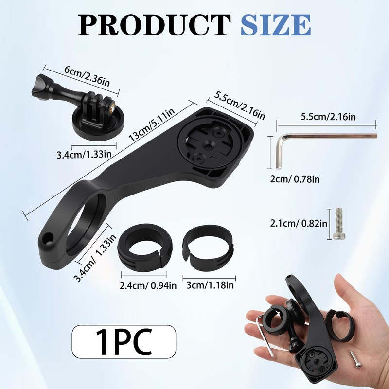 kwinfei Bicycle Mount Compatible with Popular GPS Bicycle Computers such