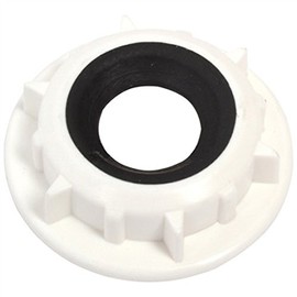 SPARES2GO External Delivery Tube Pipe Locking Nut and Seal for Indesit Dishwashers