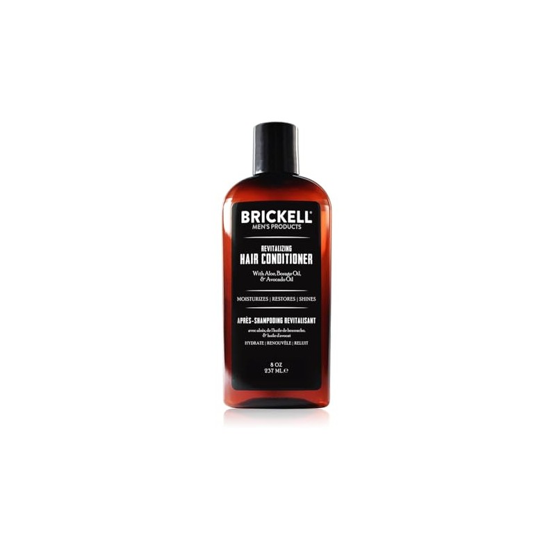 Productos Brickell Hombres Revitalizante Acondicionador, 8 onzas